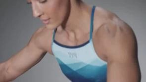 TYR Base Kinetic™ Women's High Neck Sports Bra - Forge 12 TYR Base Kinetic™ Women's High Neck Sports Bra - Forge - Image 10