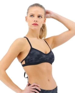 TYR Durafast Elite® Women's Mojave Tieback Top - Blackout Camo -Tyr BJBCA7A 022 alt04 1