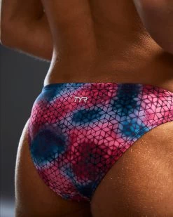 TYR Durafast Elite® Women's Classic Mini Bikini Bottom - Starhex -Tyr BNSHX7A 611 alt08