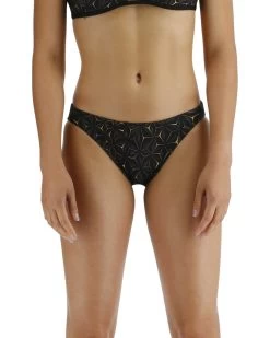 TYR Durafast Elite® Women's Full Coverage Bikini Bottom Swimsuit - Obsidian