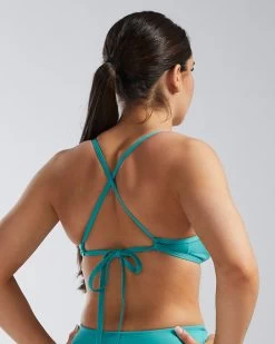 TYR Durafast Elite® Women's Pacific Tieback Top - Solid -Tyr BPSOL7A 888 alt05