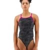 TYR Durafast Elite® Women's Diamond Controlfit Swimsuit - Blackout Camo