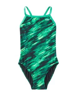 TYR Durafast EliteĀ® Girls' Diamondfit Swimsuit - Vitric