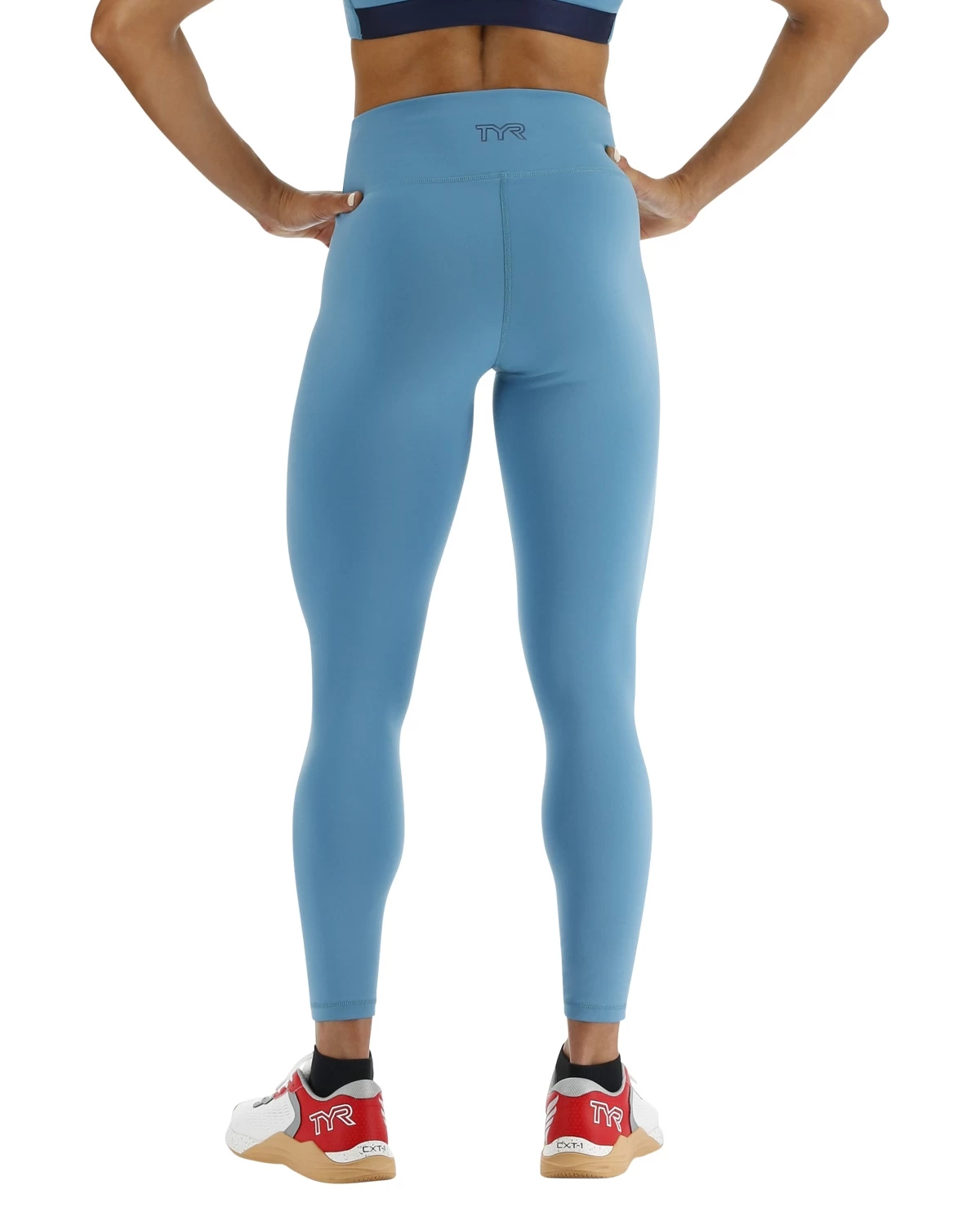 TYR Joule Elite™ Women's High-Waisted 7/8 Leggings - Solid 4 TYR Joule Elite™ Women's High-Waisted 7/8 Leggings - Solid - Image 2