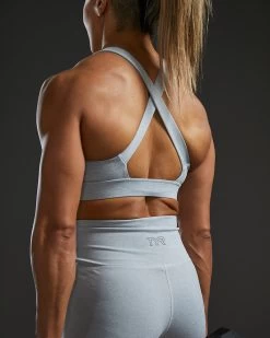 TYR Base Kinetic™ Women's Crossback Sports Bra - Heather 20 TYR Base Kinetic™ Women's Crossback Sports Bra - Heather -Tyr FGCBSH3A 254 alt08