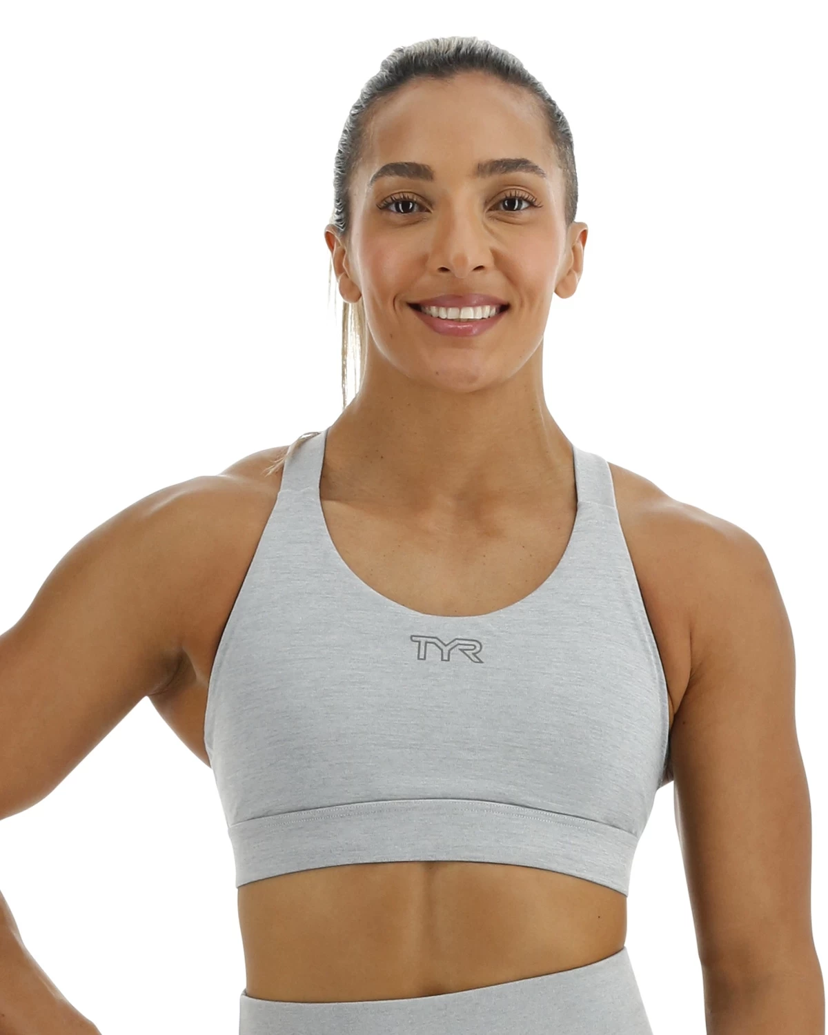 TYR Base Kinetic™ Women's Crossback Sports Bra - Heather 3 TYR Base Kinetic™ Women's Crossback Sports Bra - Heather