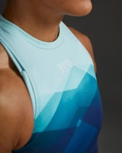 TYR Base Kinetic™ Women's Cropped High Neck Tank - Forge -Tyr FGCHTF3A 461 alt09