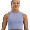 TYR Base Kinetic™ Women's Cropped High Neck Tank - Solid