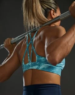 TYR Base Kinetic™ Women's Dual Strap Sports Bra - Aqueous -Tyr FGDSAQ3A 988 alt08