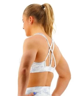 TYR Base Kinetic™ Women's High Neck Sports Bra - Whiteout Camo -Tyr FGDSWC3A 100 alt04