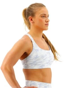 TYR Base Kinetic™ Women's High Neck Sports Bra - Whiteout Camo -Tyr FGDSWC3A 100 alt06