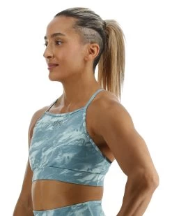 TYR Base Kinetic™ Women's High Neck Sports Bra - Aqueous -Tyr FGHAQ3A 988 alt03