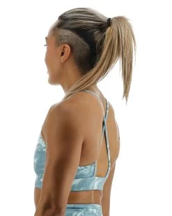 TYR Base Kinetic™ Women's High Neck Sports Bra - Aqueous -Tyr FGHAQ3A 988 alt04