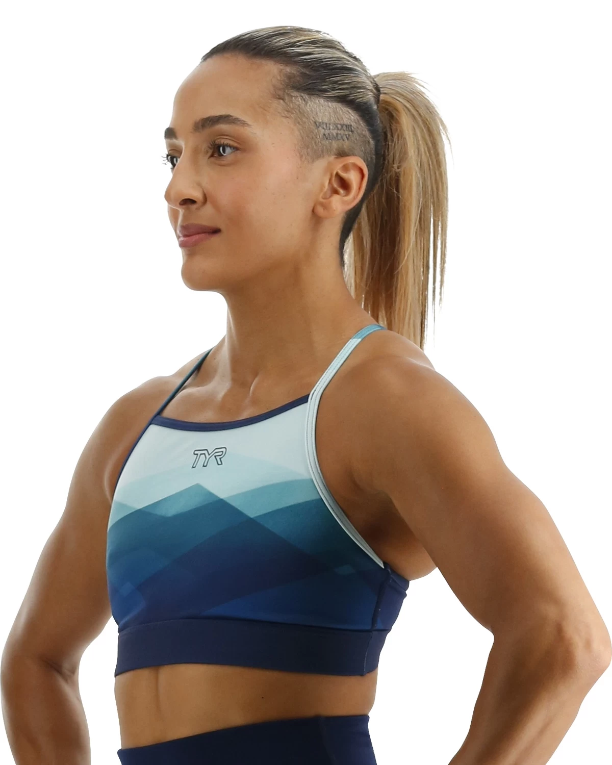 TYR Base Kinetic™ Women's High Neck Sports Bra - Forge 5 TYR Base Kinetic™ Women's High Neck Sports Bra - Forge - Image 3