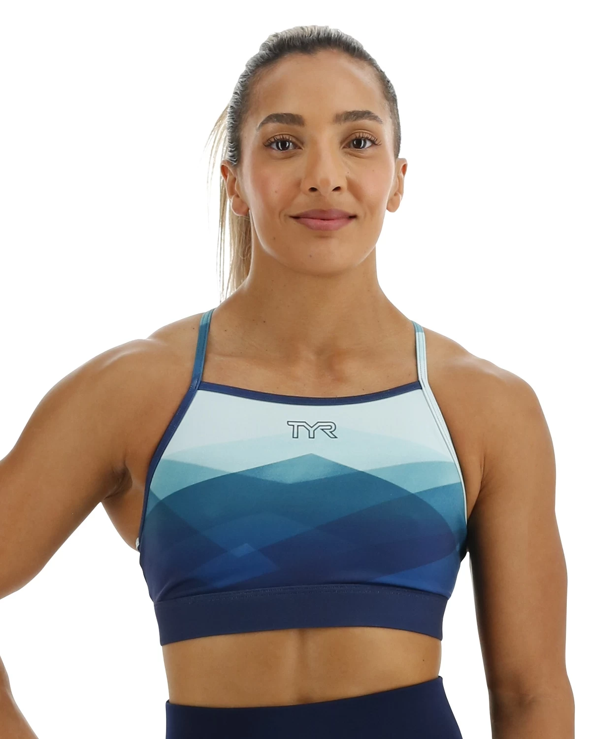 TYR Base Kinetic™ Women's High Neck Sports Bra - Forge 3 TYR Base Kinetic™ Women's High Neck Sports Bra - Forge