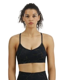 TYR Base Kinetic™ Women's V-Neck Sports Bra - Goldstone
