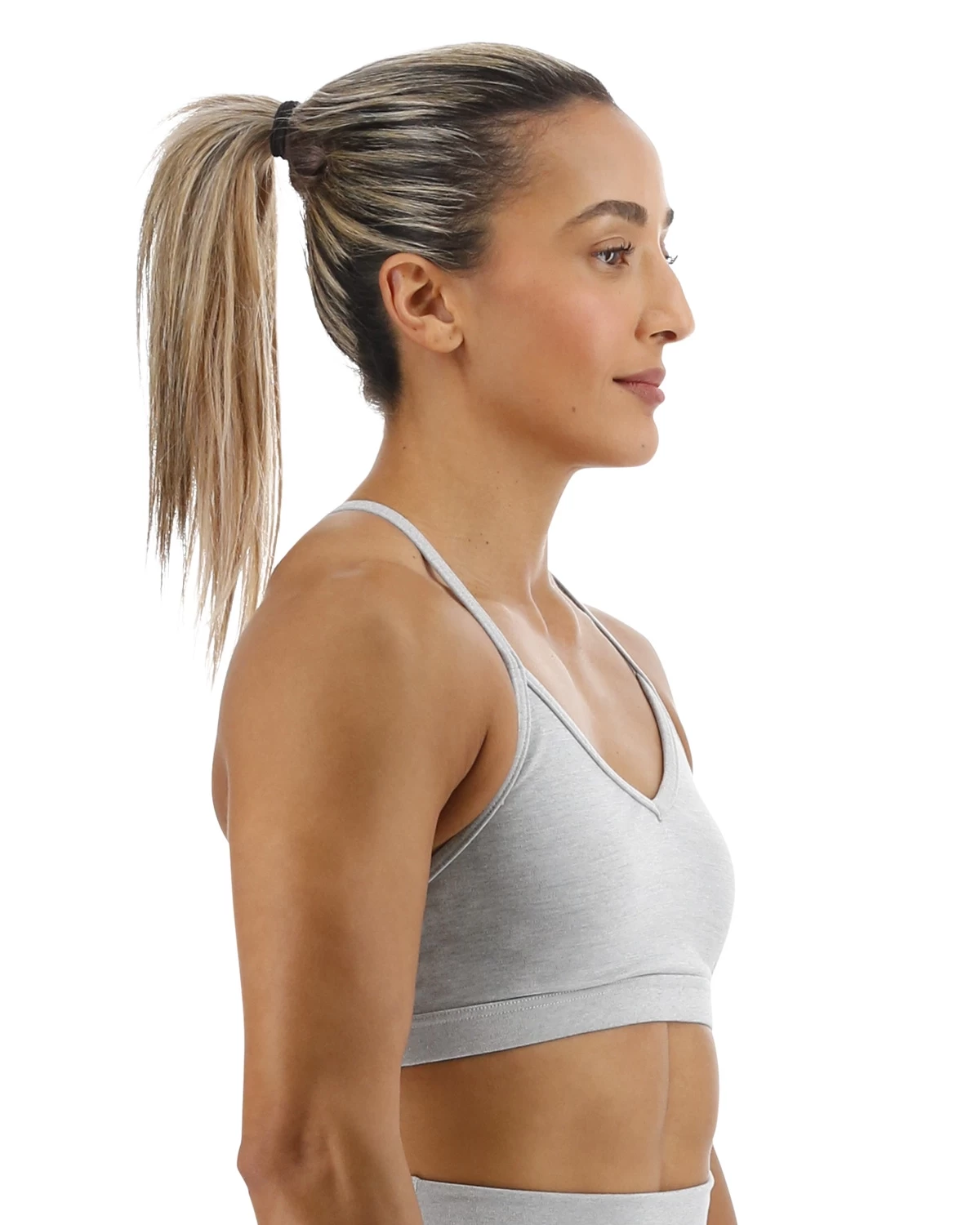 TYR Base Kinetic™ Women's V-Neck Sports Bra - Heather 8 TYR Base Kinetic™ Women's V-Neck Sports Bra - Heather - Image 6