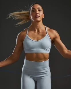 TYR Base Kinetic™ Women's V-Neck Sports Bra - Heather 19 TYR Base Kinetic™ Women's V-Neck Sports Bra - Heather -Tyr FGVSH3A 254 alt07