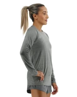 TYR ClimaDry™ Women's Raglan Long Sleeve Tee - Solid / Heather -Tyr FPTLRS3A 966 alt06
