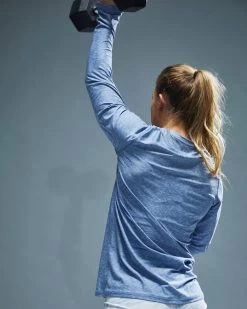 TYR Airtec™ Women's Long Sleeve Tee - Solid -Tyr FPTLSO3A 929 alt10