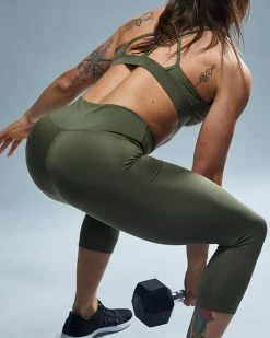 TYR Base Kinetic™ Women's High-Rise 3/4 Leggings - Solid 31 TYR Base Kinetic™ Women's High-Rise 3/4 Leggings - Solid -Tyr FTTMRS3A 932 alt10