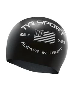 TYR Adult Silicone Swim Cap - "Always In Front"