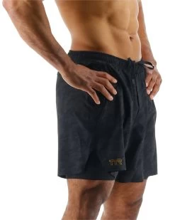 TYR Hydrosphere™ Men's Lined 6" Momentum Shorts - Blackout Camo -Tyr MASLBC3A 001 alt06