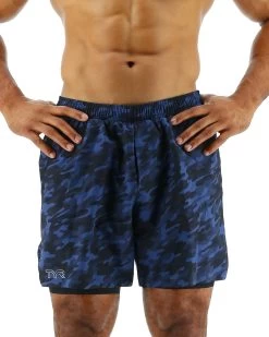 TYR Hydrosphere™ Men's Lined 6" Momentum Shorts - Midnight Camo