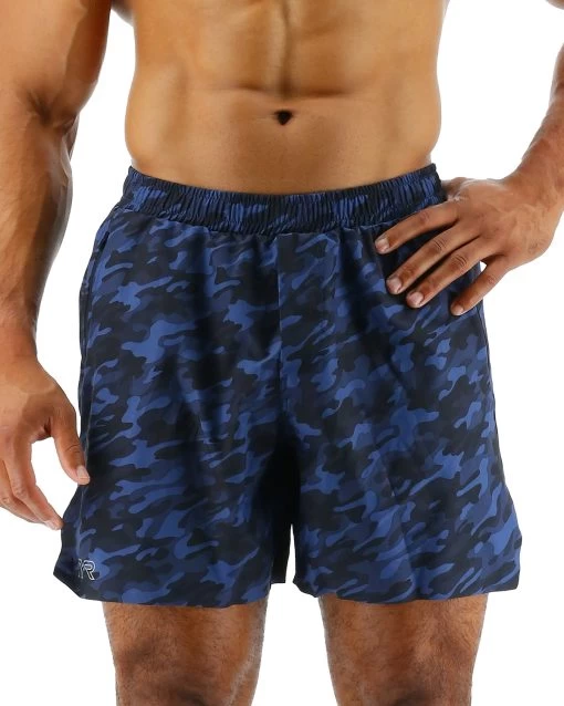 TYR Hydrosphere™ Men's Unlined 6" Momentum Shorts - Midnight Camo -Tyr MASUMC3A 401 main01