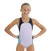 TYR Durafast Elite® Girls' Ella Maxfit Swimsuit - Solid Splice -Tyr MGSSOL7Y 034 main01