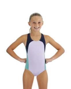 TYR Durafast Elite® Girls' Ella Maxfit Swimsuit - Solid Splice