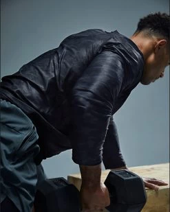 TYR Airtec™ Men's Long Sleeve Tee - Blackout Camo -Tyr MPTLBC3A 001 alt10