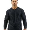 TYR Airtec™ Men's Long Sleeve Tee - Blackout Camo -Tyr MPTLBC3A 001 main01