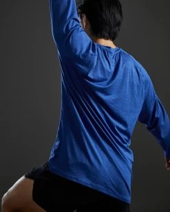 TYR ClimaDry™ Men's Raglan Long Sleeve Tech Tee - Solid / Heather -Tyr MPTLRS3A 981 alt10