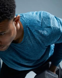 TYR Airtec™ Men's Long Sleeve Tee - Solid -Tyr MPTLSO3A 928 alt07