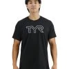 TYR ClimaDryâ„¢ Men's Raglan Big Logo Tech Tee - Solid 2 TYR ClimaDryâ„¢ Men's Raglan Big Logo Tech Tee - Solid -Tyr MPTRSL3A 001 main01