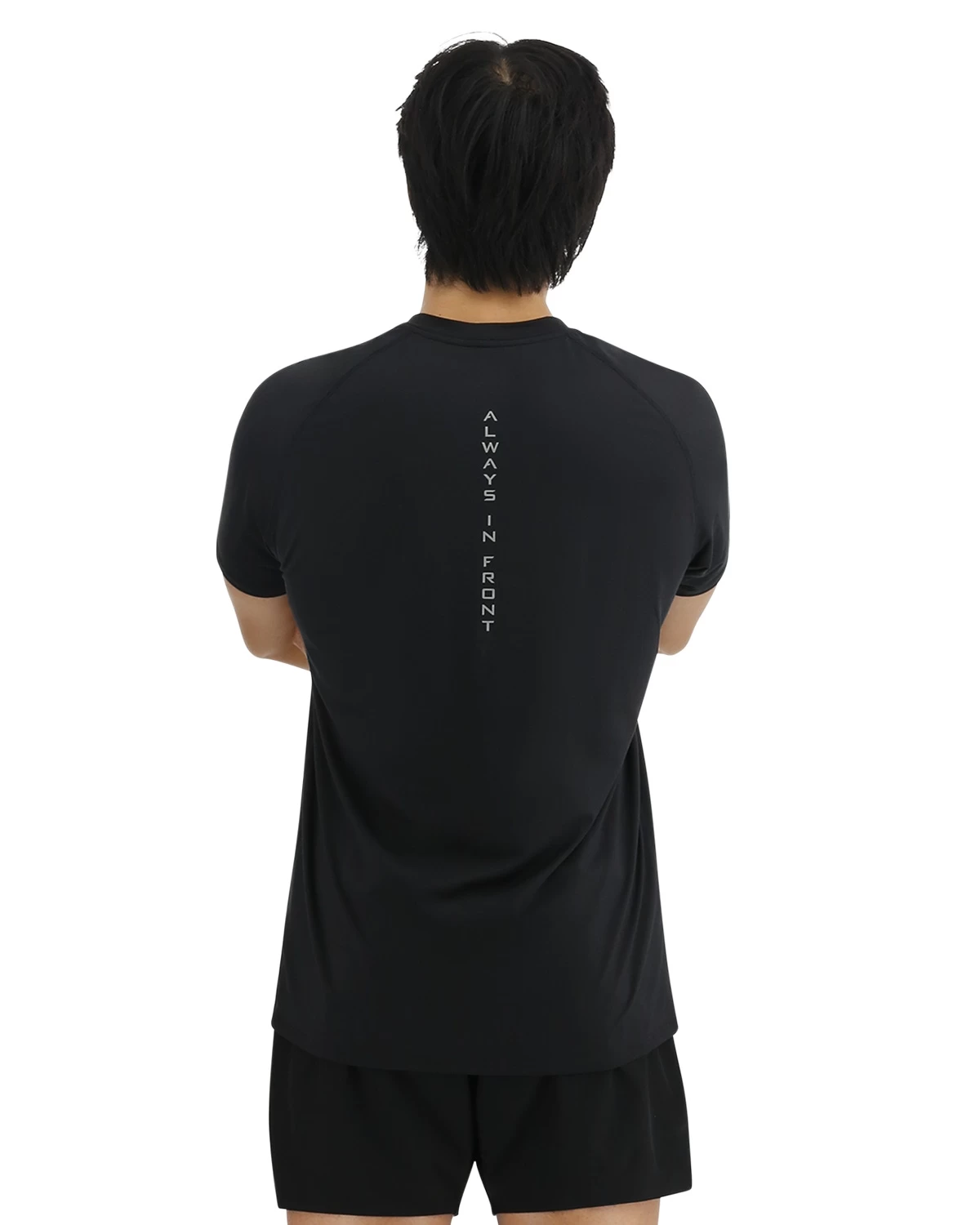 TYR ClimaDry™ Men's Raglan Big Logo Tech Tee - Solid 4 TYR ClimaDry™ Men's Raglan Big Logo Tech Tee - Solid - Image 2