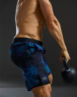 TYR Hydrosphere™ Men's Lined 7" Unbroken Shorts - Cosmic Night -Tyr MUSLCN3A 978 alt07