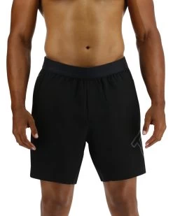 TYR Hydrosphere™ Men's Lined 7" Unbroken Big Logo Shorts - Solid