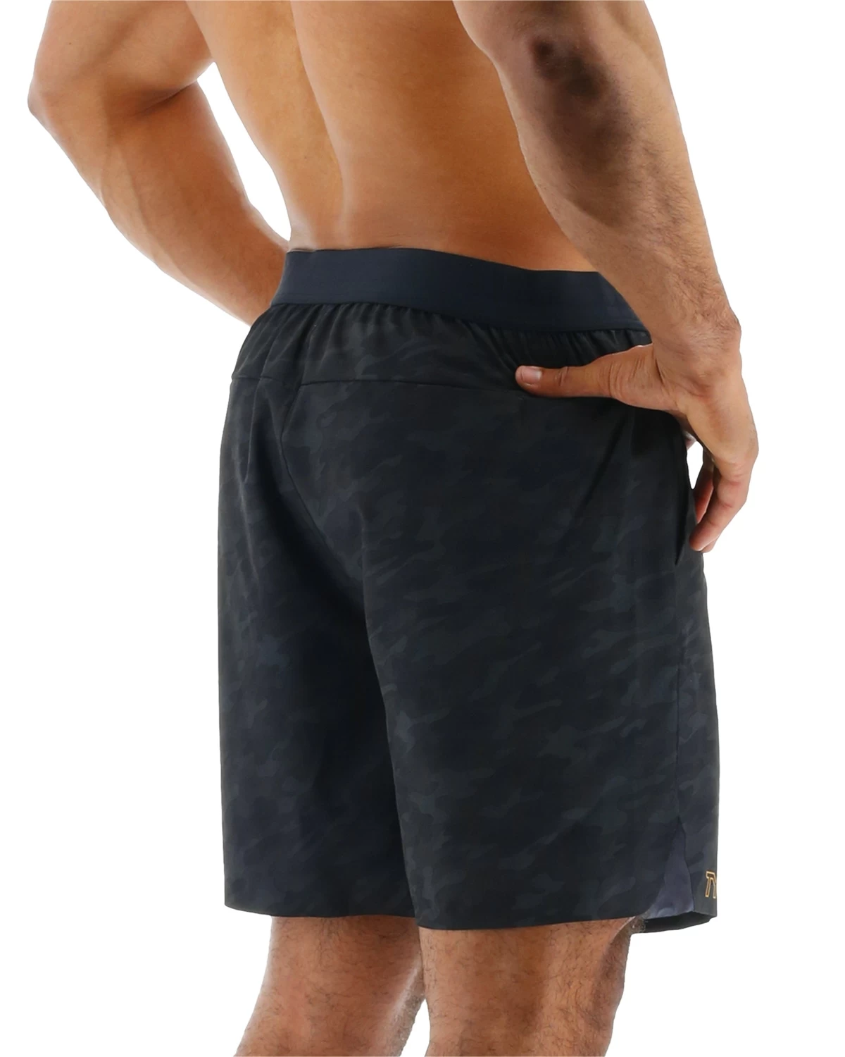 TYR Hydrosphere™ Men's Unlined 9" Unbroken Shorts - Blackout Camo 4 TYR Hydrosphere™ Men's Unlined 9" Unbroken Shorts - Blackout Camo - Image 2