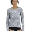 TYR SunDefense™ Women's Vented Long Sleeve Crew Shirt - Turbulent -Tyr PLSTUR7A 988 main01