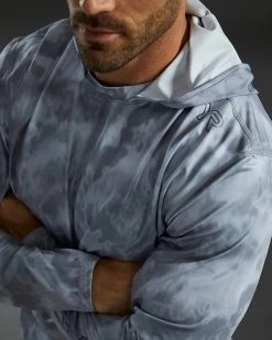 TYR SunDefense™ Men's Vented Hooded Shirt - Turbulent -Tyr PMLHTU7A 988 alt10