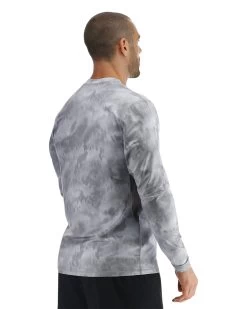 TYR SunDefense™ Men's Vented Long Sleeve Crew Shirt - Turbulent -Tyr PMLSTU7A 988 alt05