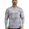 TYR SunDefense™ Men's Vented Long Sleeve Crew Shirt - Turbulent -Tyr PMLSTU7A 988 main01