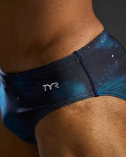 TYR Durafast Elite® Men's Brief Swimsuit - Cosmic Night -Tyr RCMN7A 978 alt07