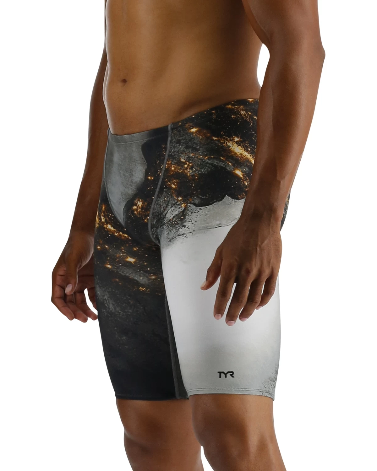 TYR Durafast Elite® Men's Jammer Swimsuit - Pyrite 5 TYR Durafast Elite® Men's Jammer Swimsuit - Pyrite - Image 3