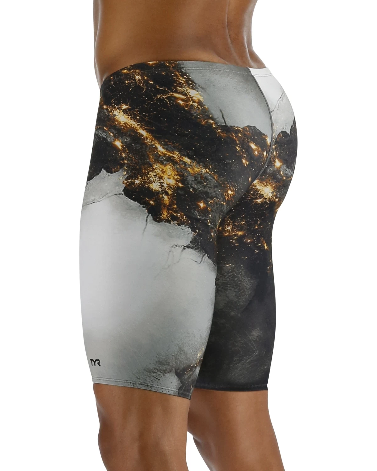 TYR Durafast Elite® Men's Jammer Swimsuit - Pyrite 6 TYR Durafast Elite® Men's Jammer Swimsuit - Pyrite - Image 4