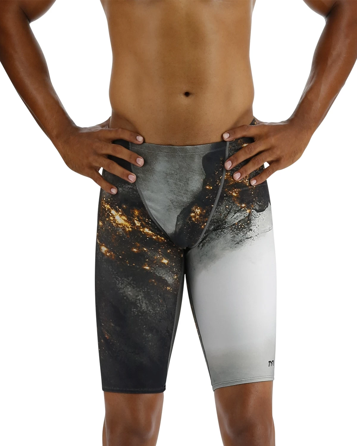 TYR Durafast Elite® Men's Jammer Swimsuit - Pyrite 3 TYR Durafast Elite® Men's Jammer Swimsuit - Pyrite