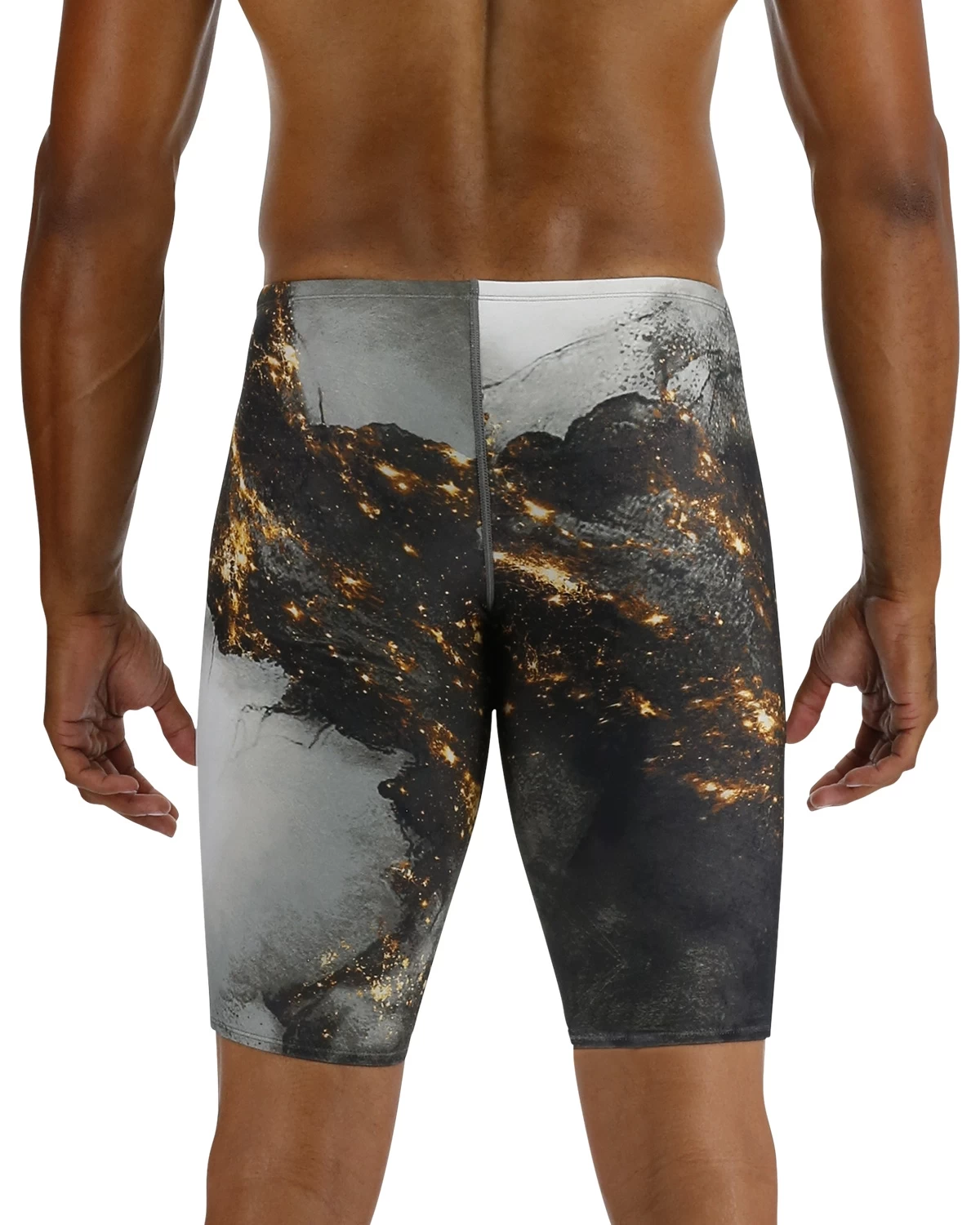 TYR Durafast Elite® Men's Jammer Swimsuit - Pyrite 4 TYR Durafast Elite® Men's Jammer Swimsuit - Pyrite - Image 2