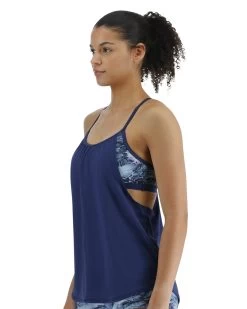 TYR Women's Shea 2-in-1 Tank - Shale -Tyr TSHSHA7A 461 alt03